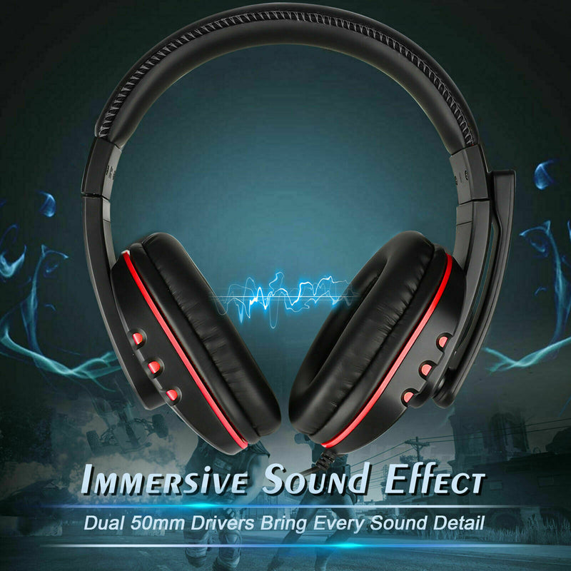 Fones de ouvido Pro Gamer Headset para computador PC PS4 PlayStation 4Headphones Pro Gamer Headset For PS4 PlayStation 4 PC Computer