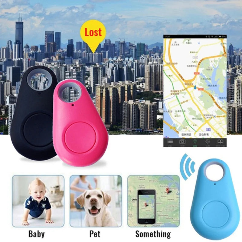 Mini GPS Tracker Anti Lost Car Tracker Alarm GPS Locator Wireless Positioning Wallet Pet Key Wireless 4.0 Long Life Battery