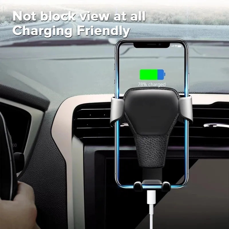 Suporte de carro de gravidade para telefone, clipe de ventilação de ar, suporte de celular móvel, suporte para smartphone, gps, para iphone, xiaomi, samsung, e outras marca tambem, ótimo custo benefifício para o dia a dia.