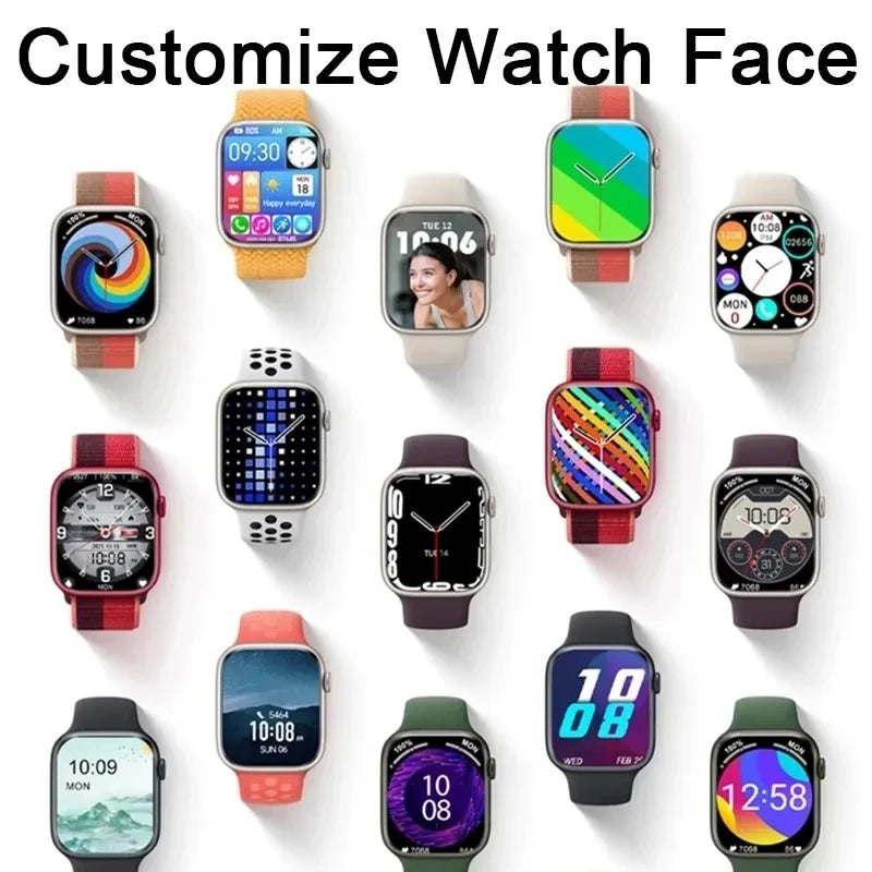 Original i8 Pro Max Iwo Smartwatch Chamada de Telefone Relógio Personalizado, à prova dágua, Homem, Mulher Relógio Inteligente, Série 8 para Android Ios.