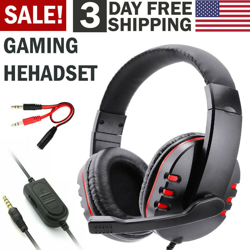 Fones de ouvido Pro Gamer Headset para computador PC PS4 PlayStation 4Headphones Pro Gamer Headset For PS4 PlayStation 4 PC Computer